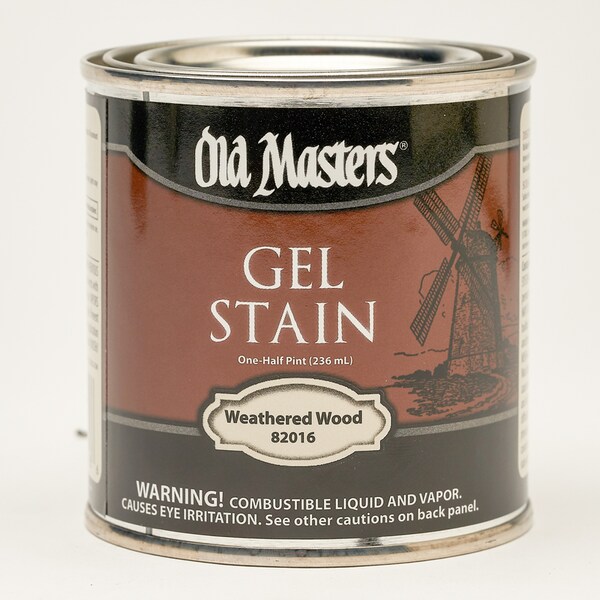 Old Masters Gel Stain Wthrd Wood.5Pt 82016 Zoro